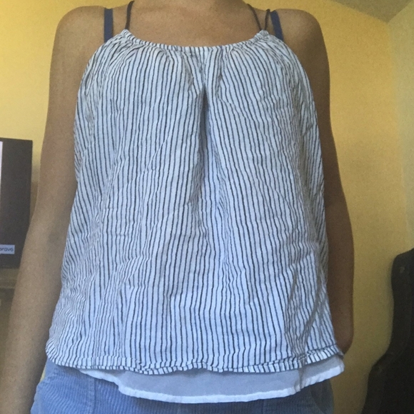 Striped Lightweight Tank Top, Converse Brand From Target (early 2000s), medium - Picture 4 of 4
